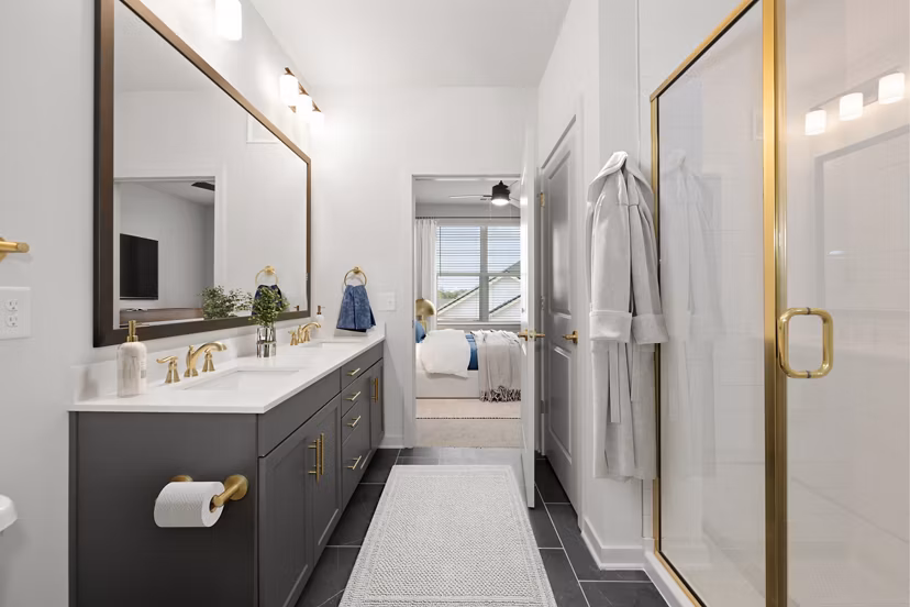 bathroom at Marlowe Brookwood Apartments