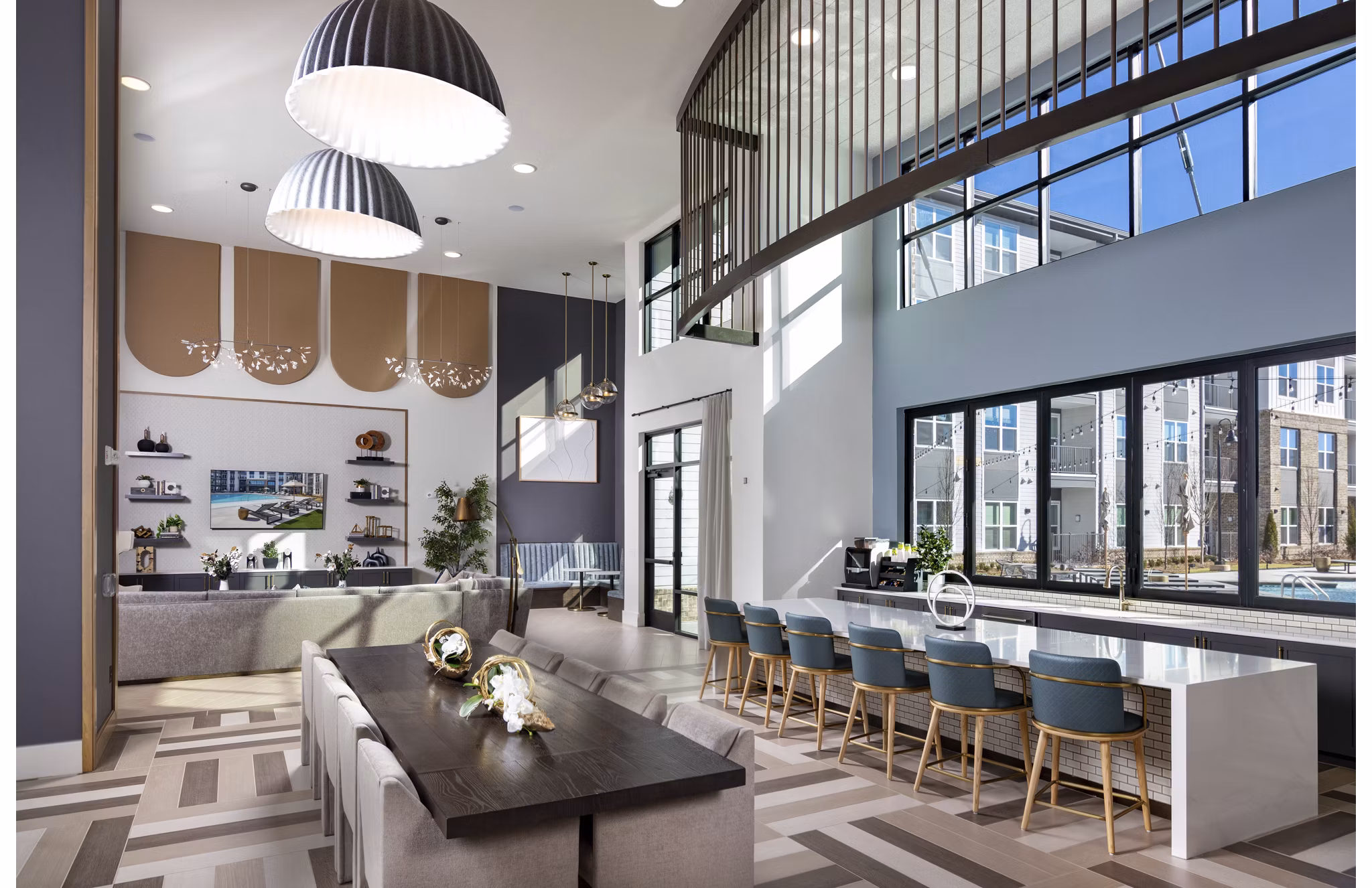 clubhouse at Marlowe Brookwood Apartments