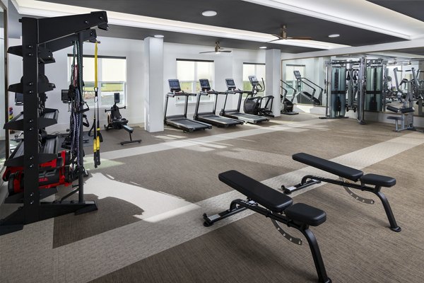 fitness center at Marlowe Brookwood Apartments 