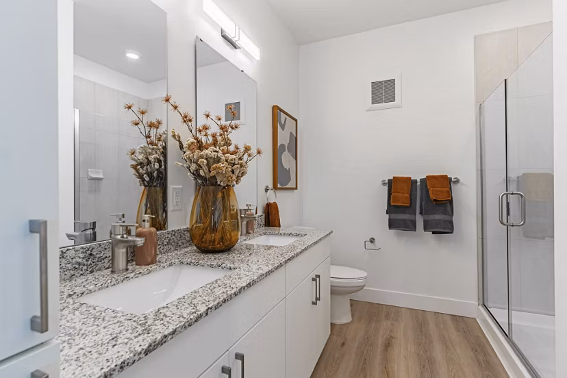 bathroom at Firestone Junction Apartments 