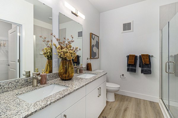 bathroom at Firestone Junction Apartments