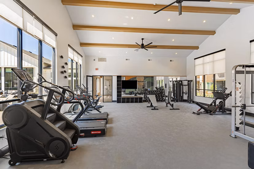 FITNESS CENTER at Firestone Junction Apartments