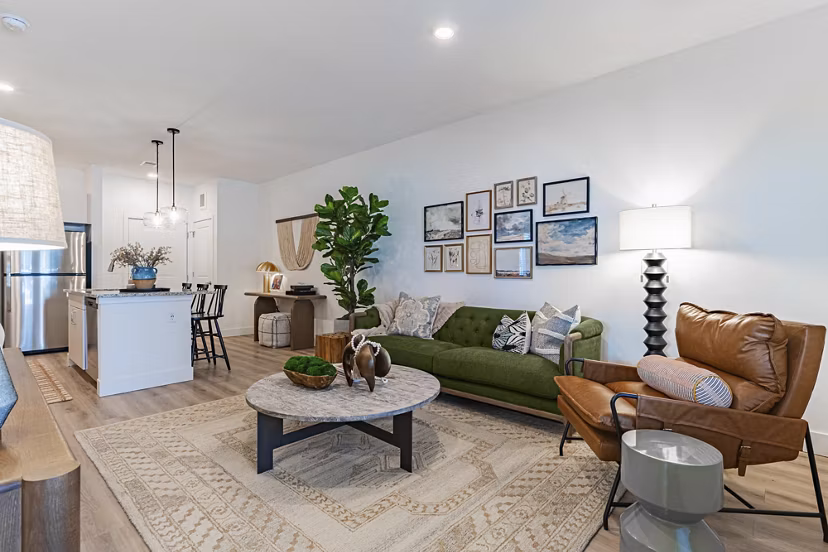 living room at Firestone Junction Apartments 