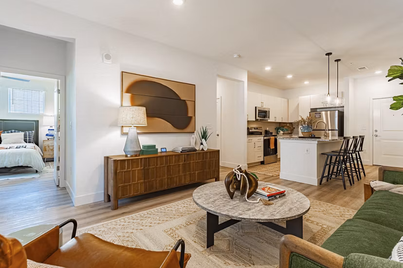 living room at Firestone Junction Apartments 