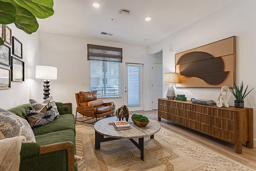living room at Firestone Junction Apartments 