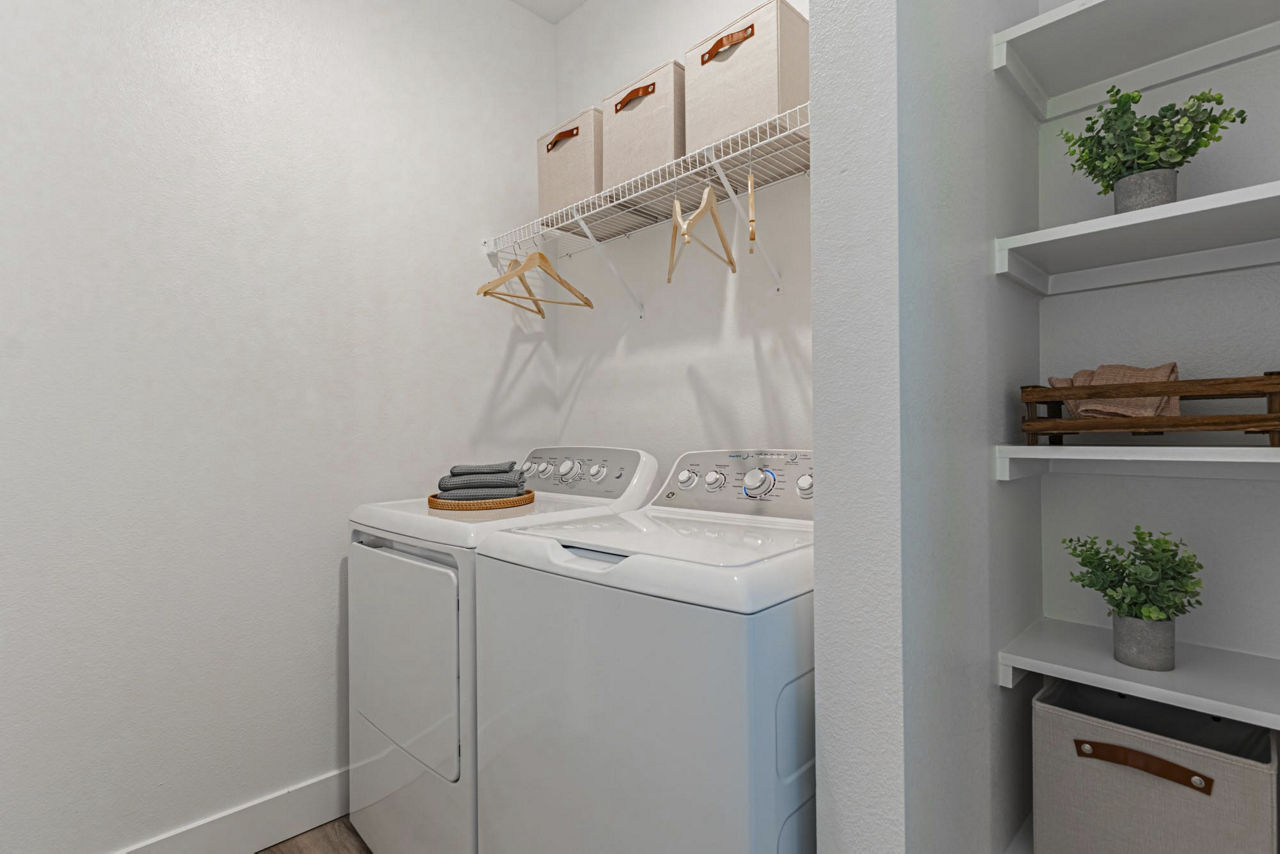 Laundry room at Firestone Junction