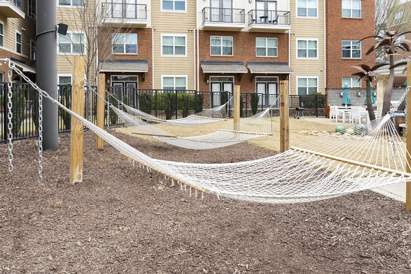 patio at The Blake Apartments