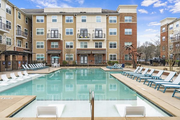 pool at The Blake Apartments