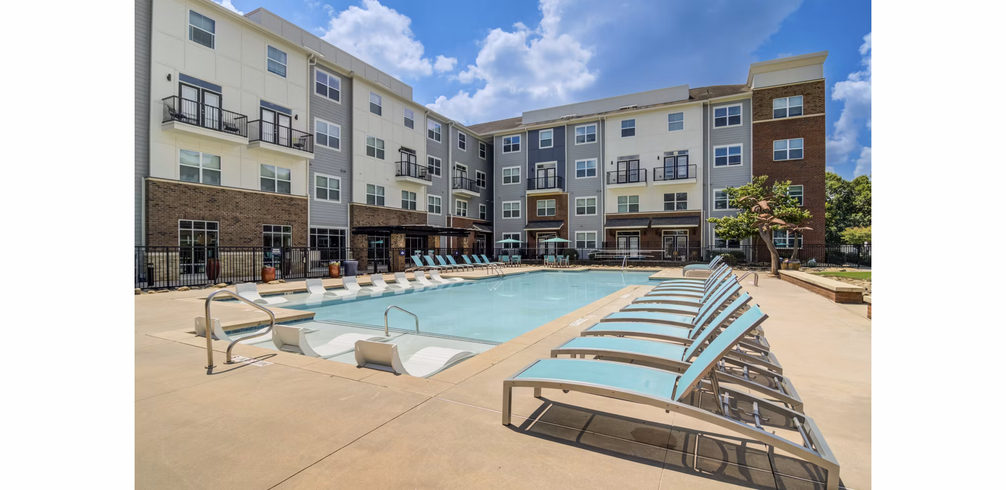pool at The Blake Apartments