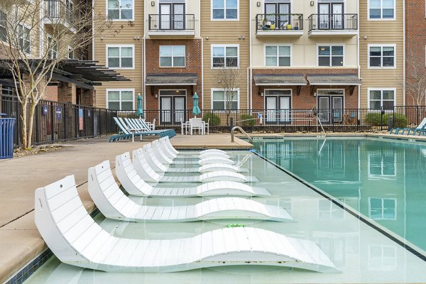 pool at The Blake Apartments