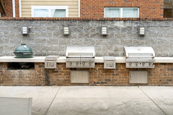 grill area at The Blake Apartments