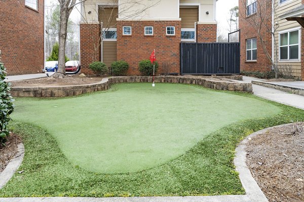courtyard at The Blake Apartments