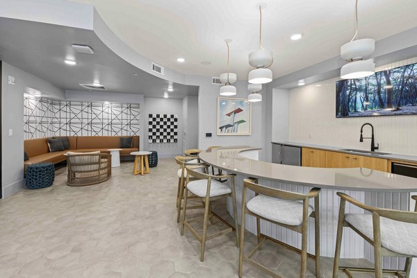 clubhouse at Alexan LoSo Apartments 