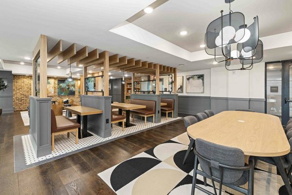 clubhouse at Alexan LoSo Apartments 