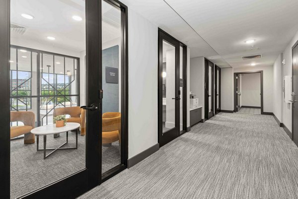 clubhouse at Alexan LoSo Apartments 