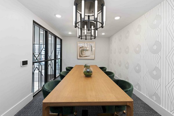 clubhouse at Alexan LoSo Apartments 
