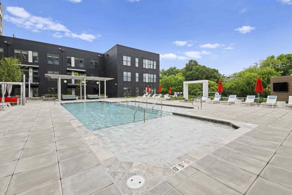 pool at Alexan LoSo Apartments 