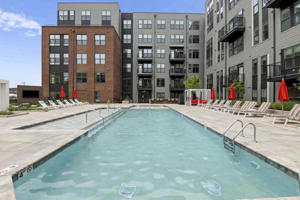 pool at Alexan LoSo Apartments 
