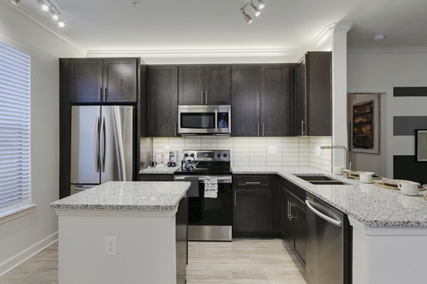 kitchen at Duo West Champions Apartments 