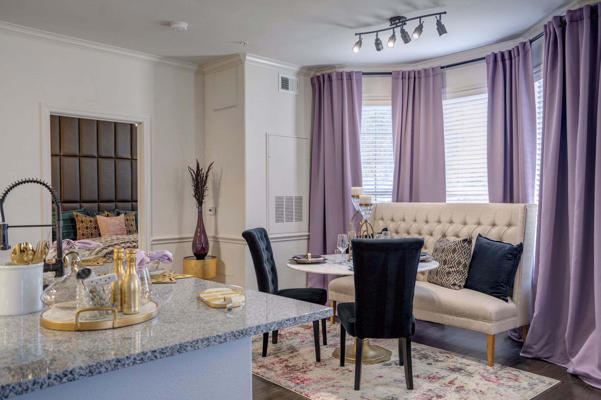 living room at Duo West Champions Apartments 
