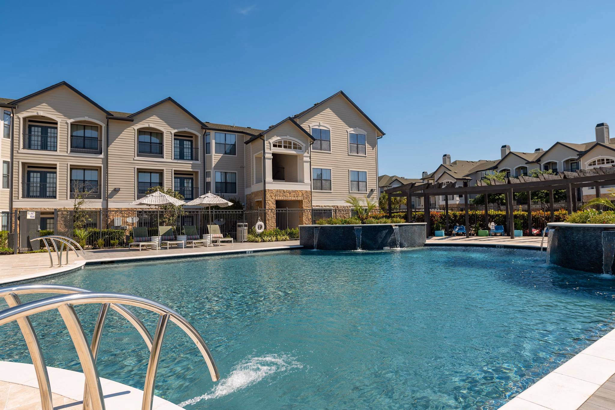 pool at Duo West Champions Apartments 