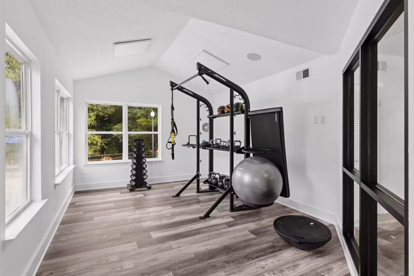 fitness center at Kensington Crossing Apartments