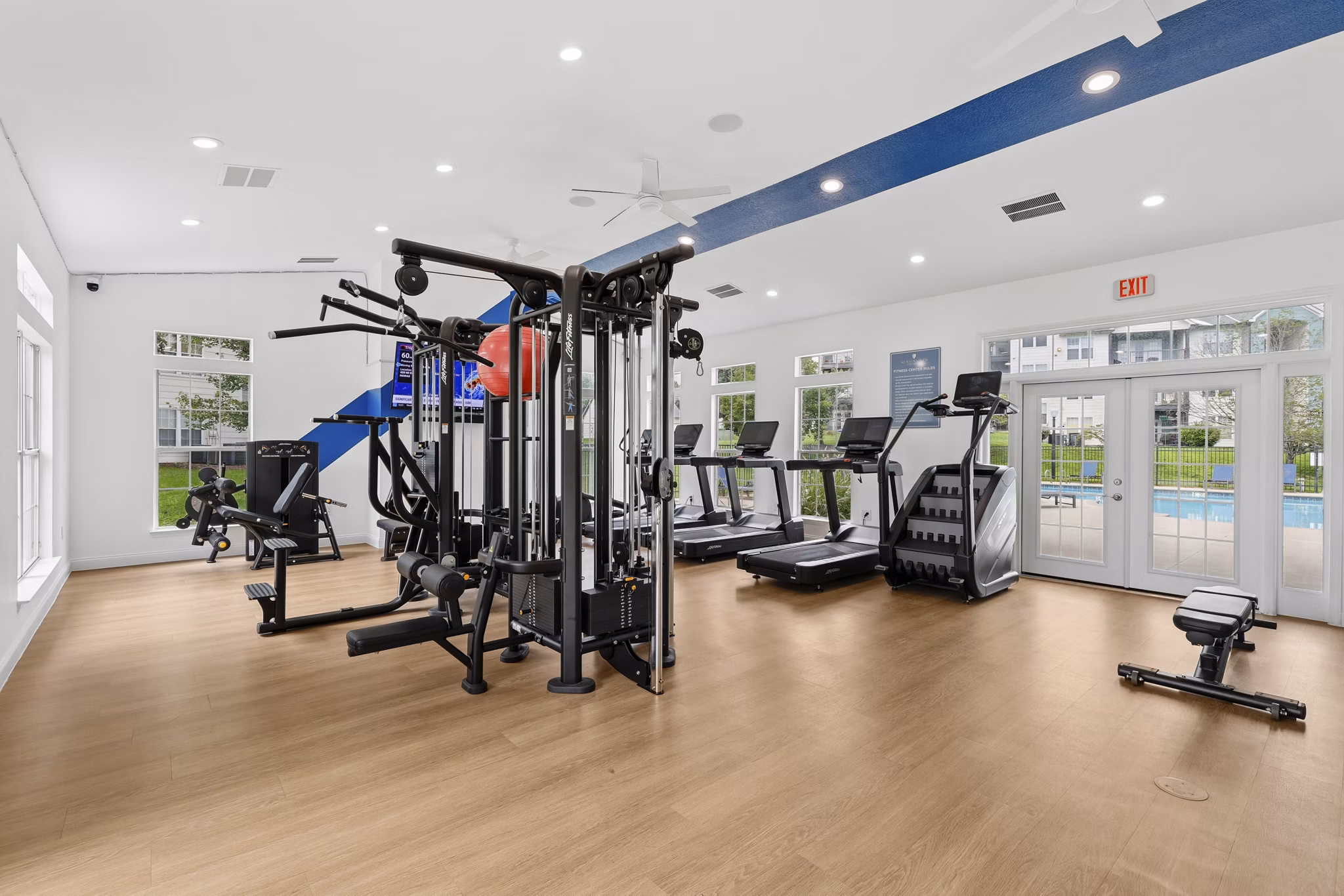 Fitness Center at Kensington Crossing Apartments