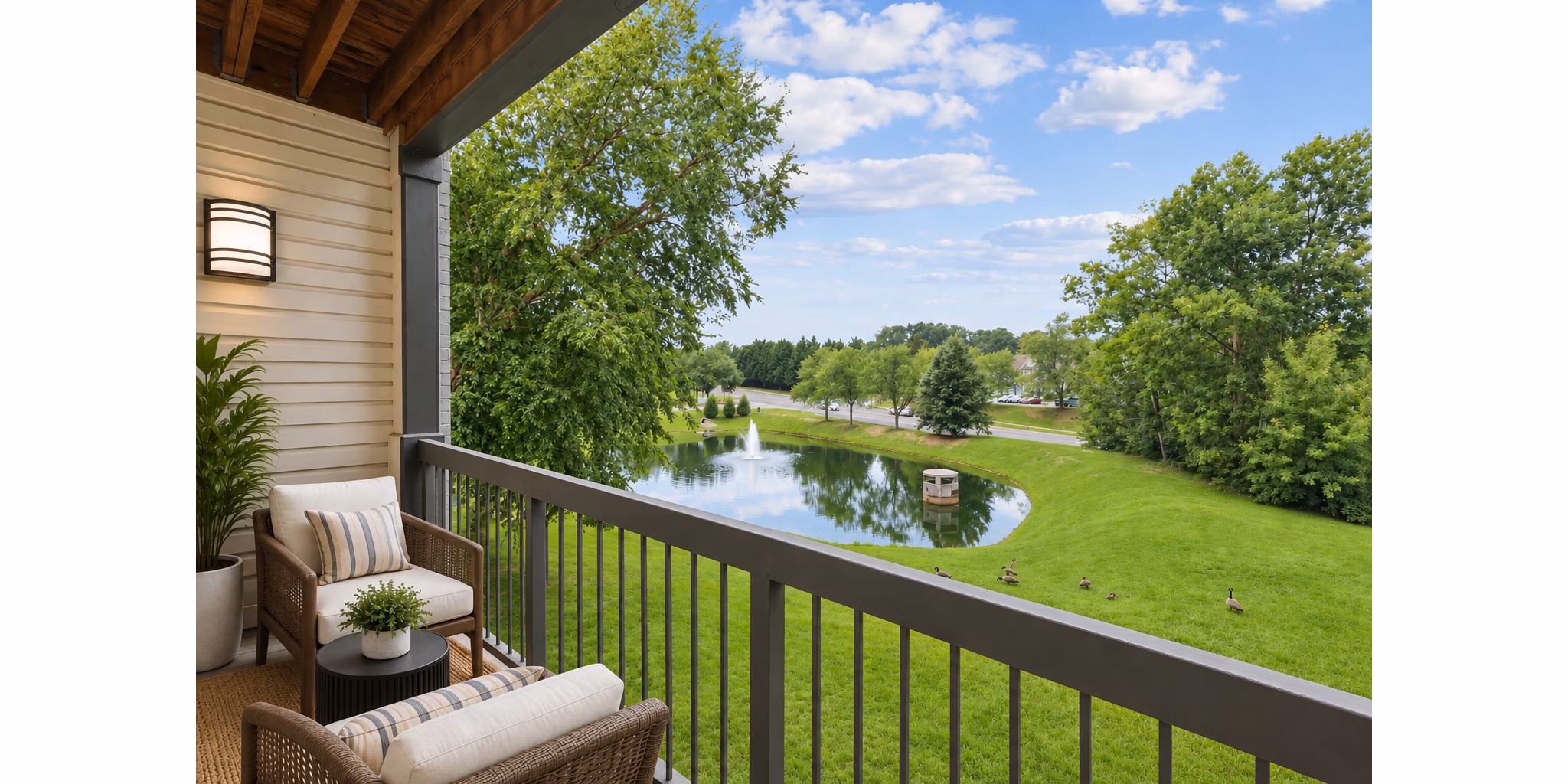 Balcony at Kensington Crossing Apartments