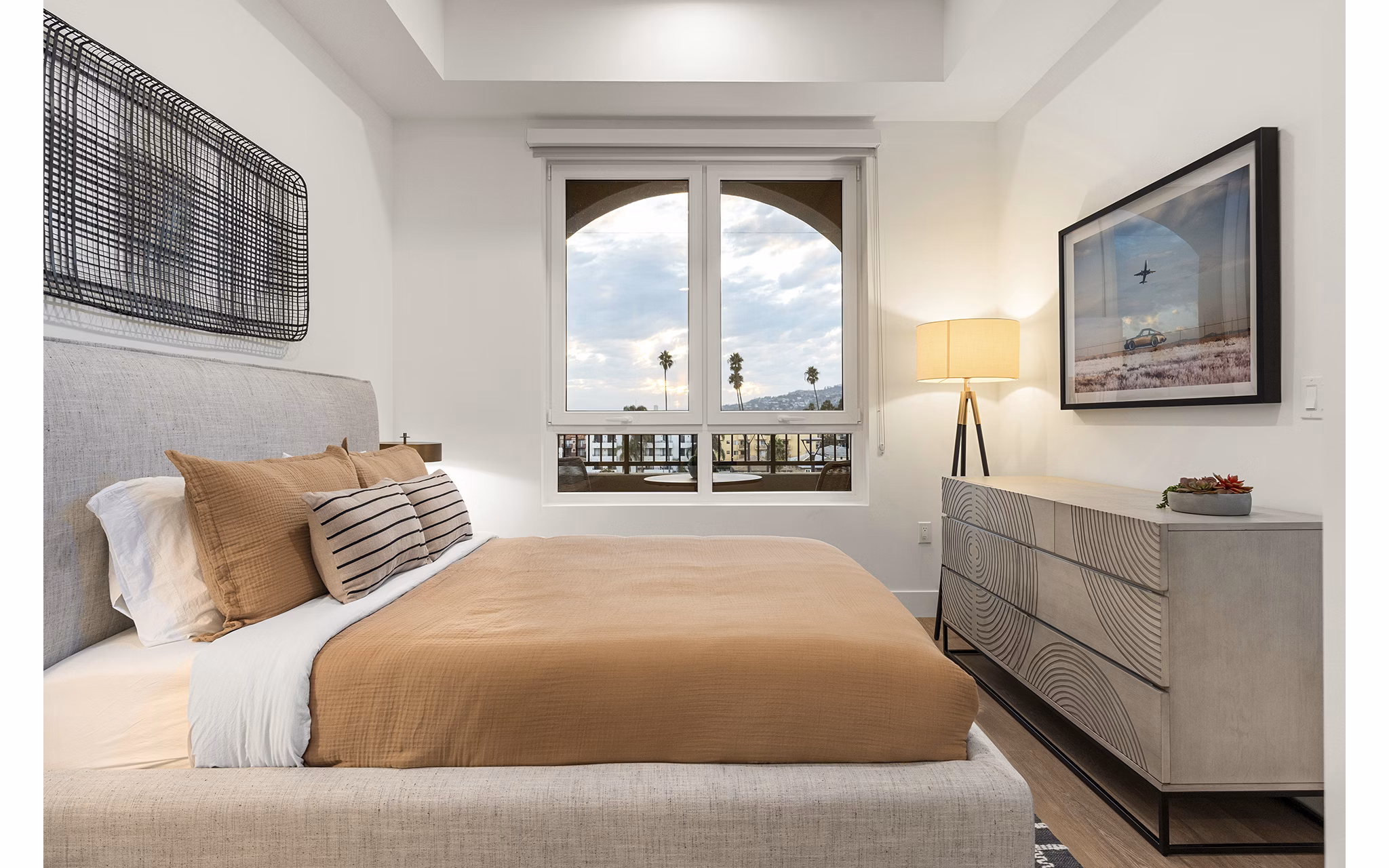 bedroom at Silhouette Apartments