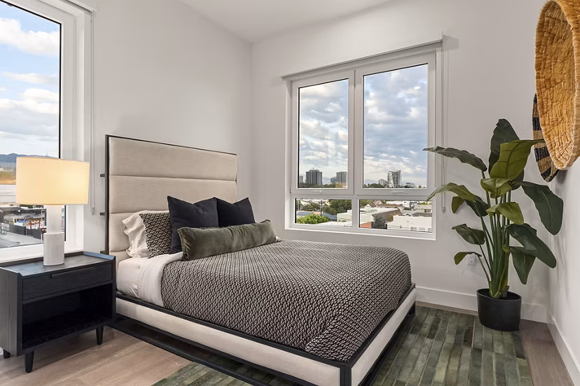 bedroom at Silhouette Apartments
