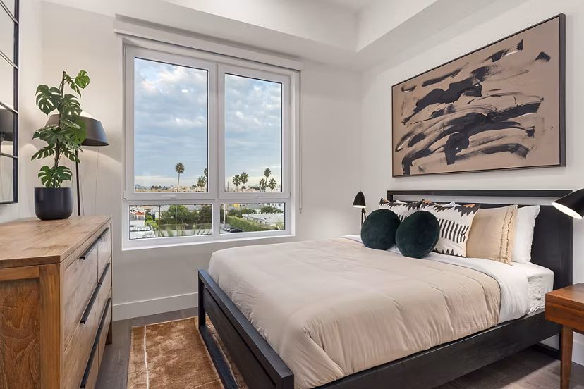 bedroom at Silhouette Apartments