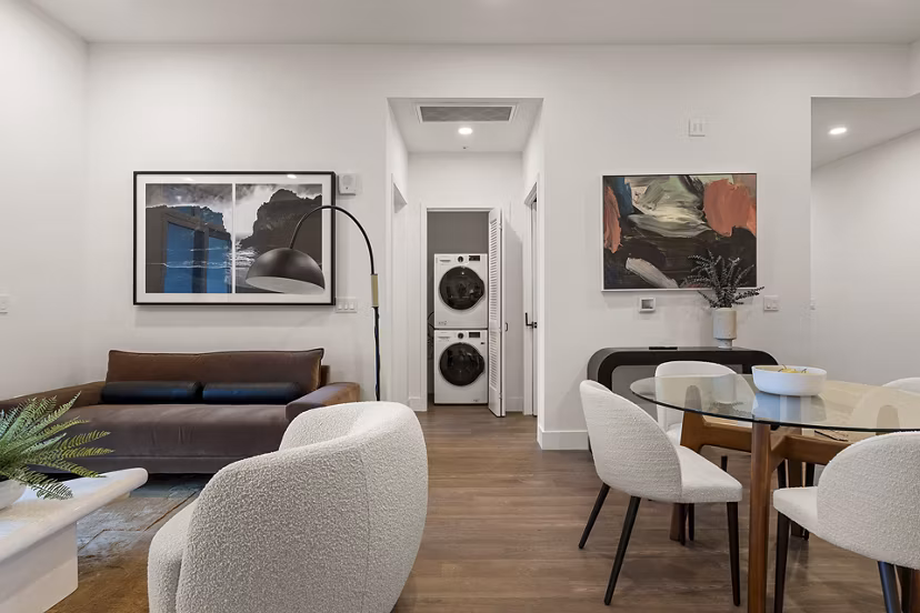 living room at Silhouette Apartments