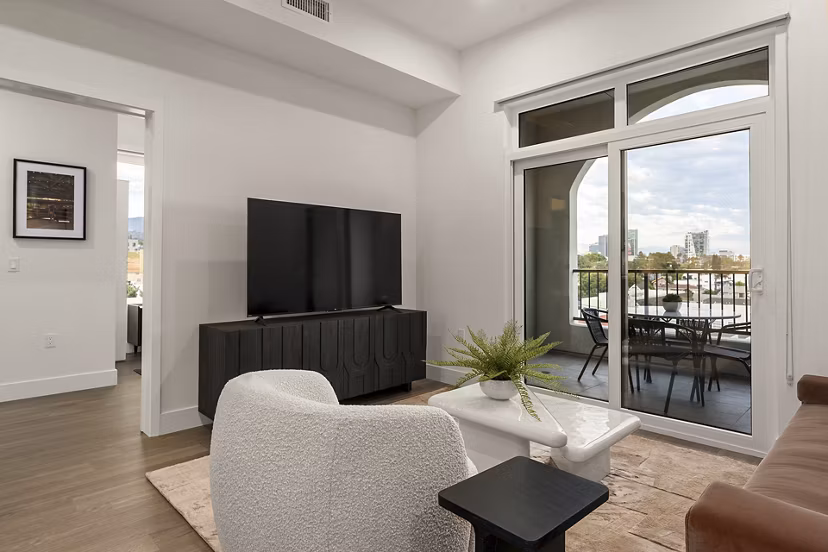 living room at Silhouette Apartments