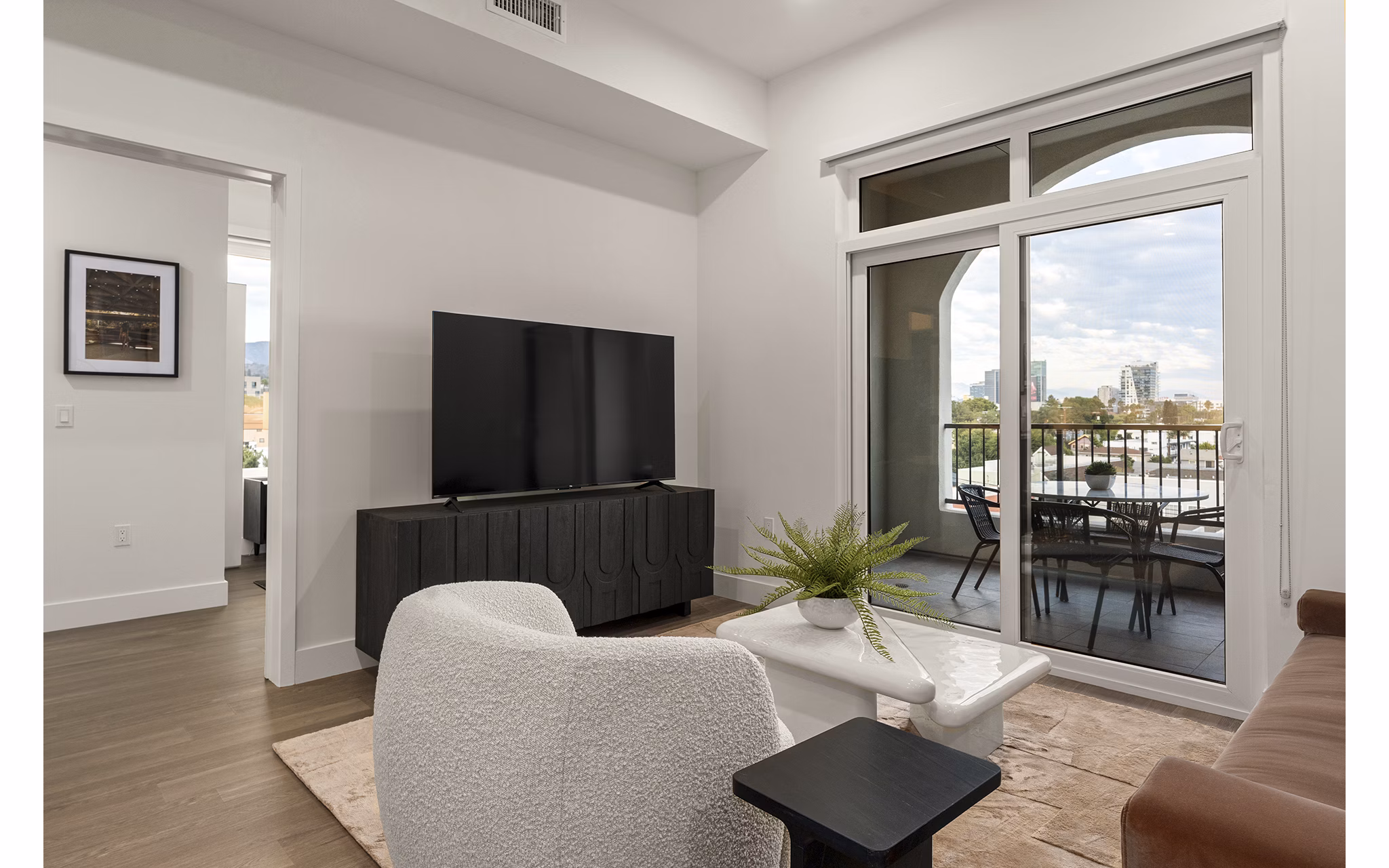 living room at Silhouette Apartments