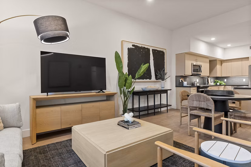 living room at Silhouette Apartments
