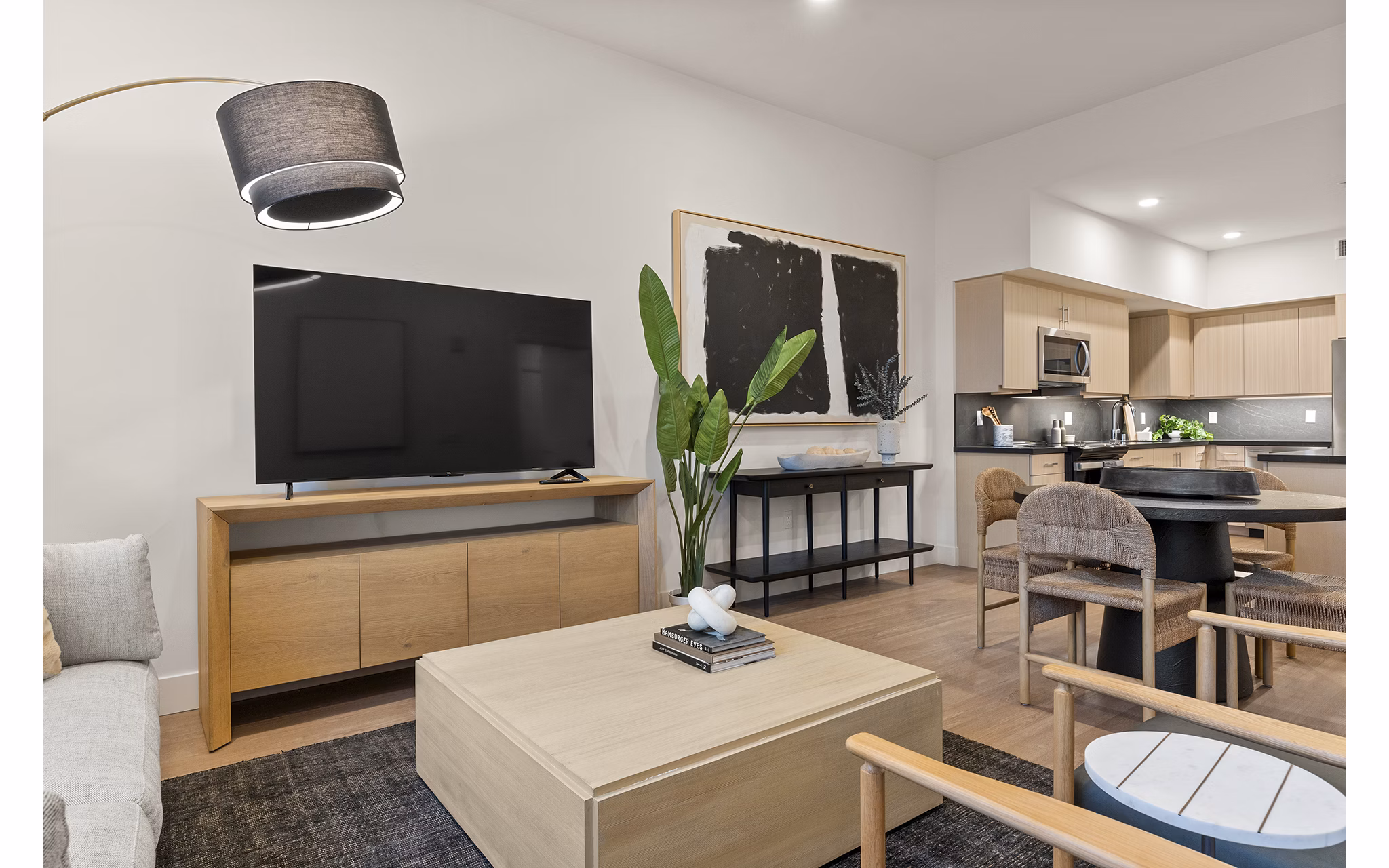 living room at Silhouette Apartments