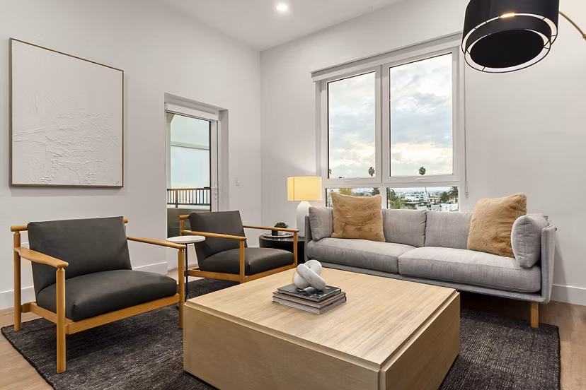 living room at Silhouette Apartments
