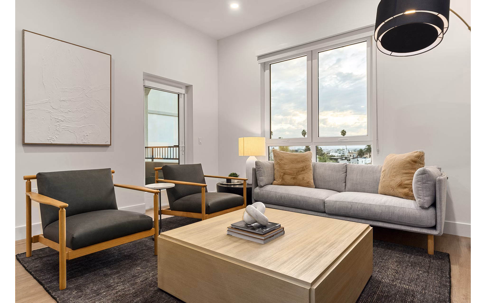 living room at Silhouette Apartments