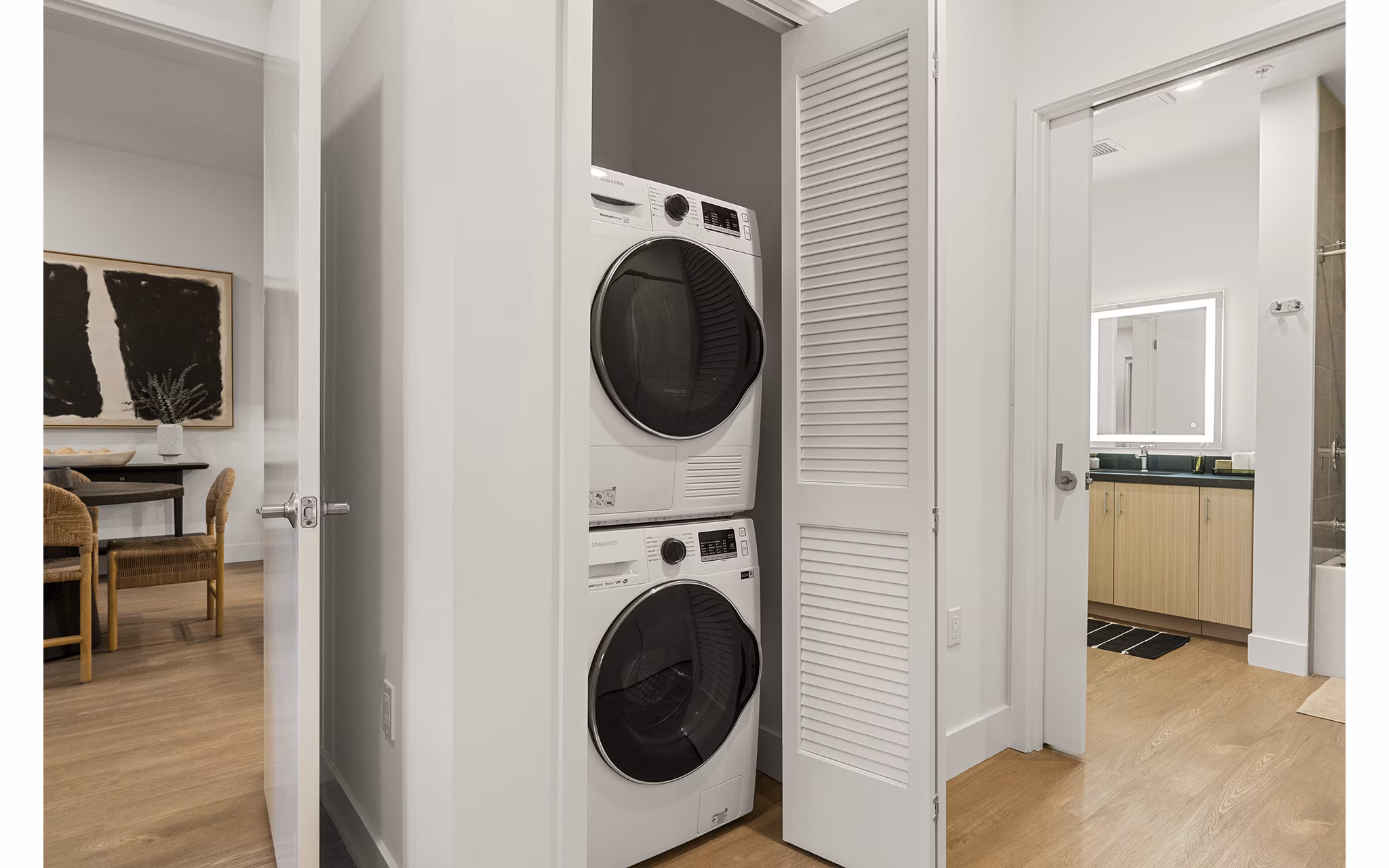 laundry room at Silhouette Apartments