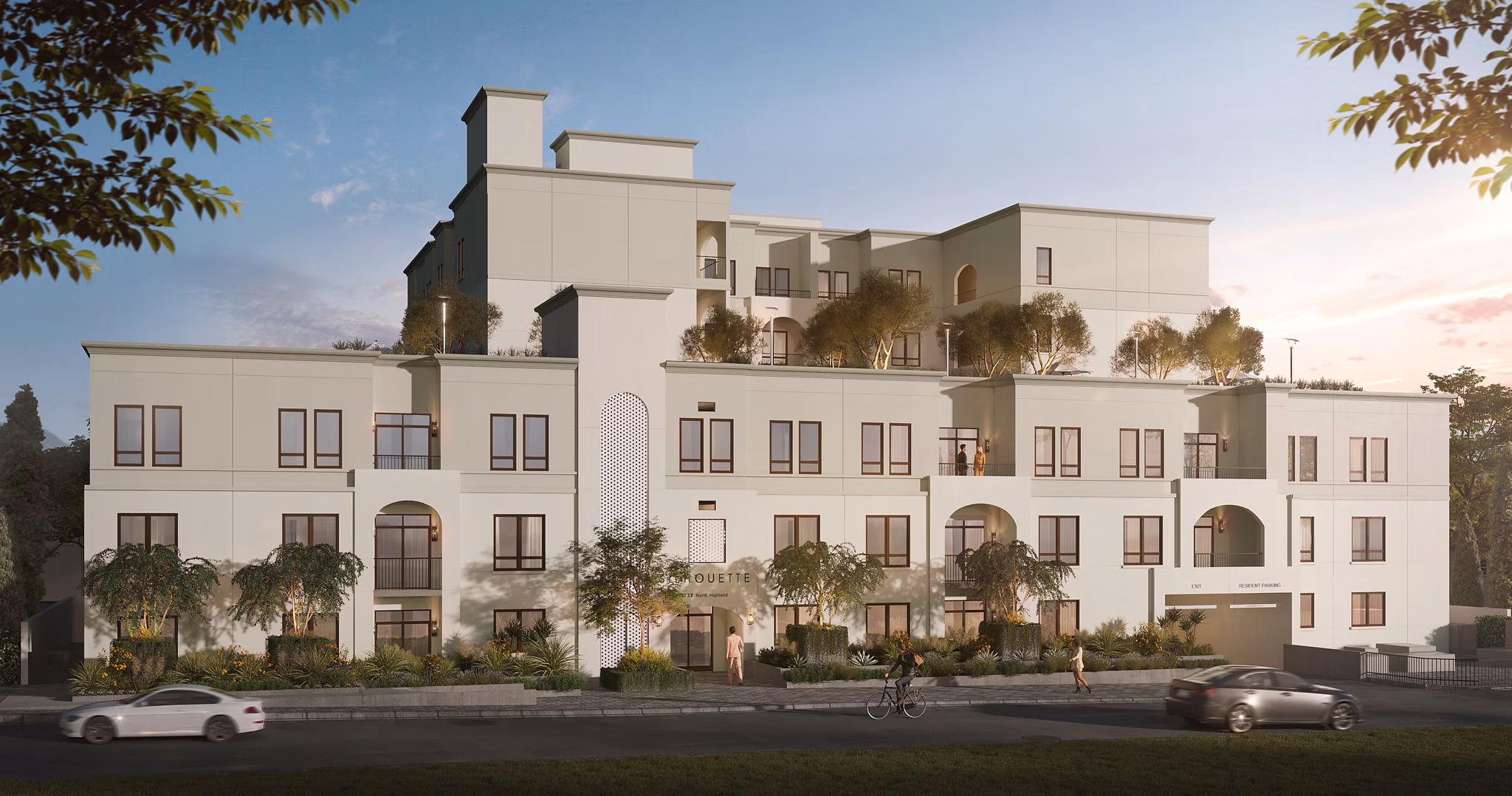 rendering for Silhouette Apartments