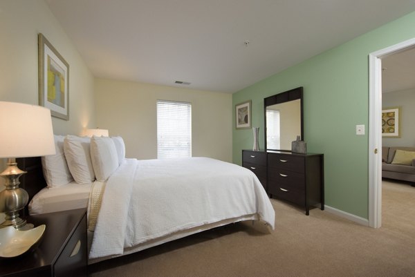 bedroom at The Gardens of Annapolis Apartments