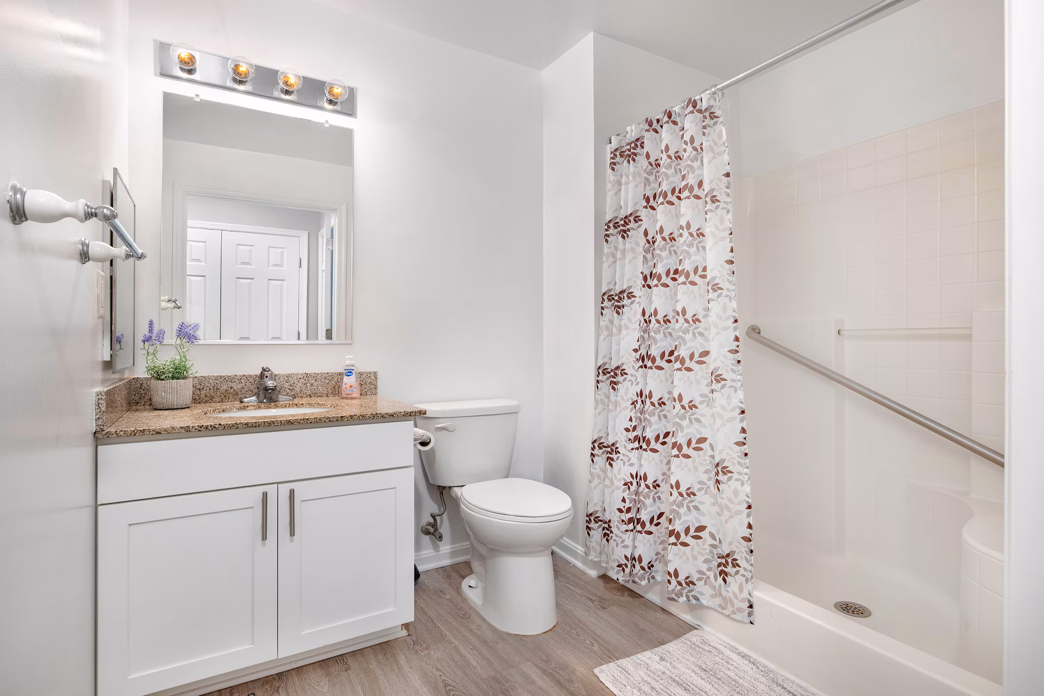 bathroom at The Gardens of Annapolis Apartments