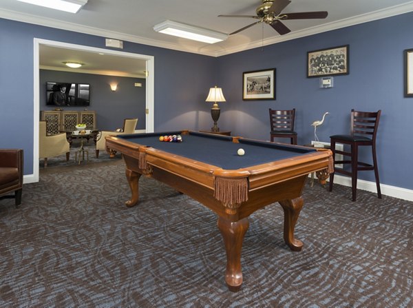 game room at The Gardens of Annapolis Apartments
