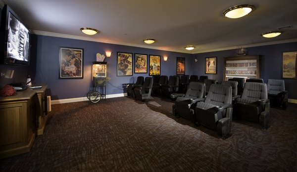 theater at The Gardens of Annapolis Apartments