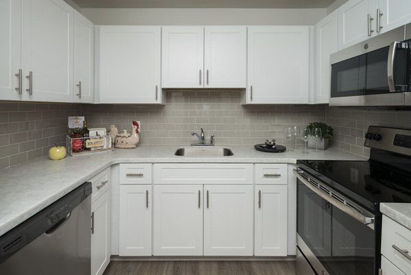 kitchen at The Gardens of Annapolis Apartments