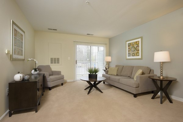 living room at The Gardens of Annapolis Apartments
