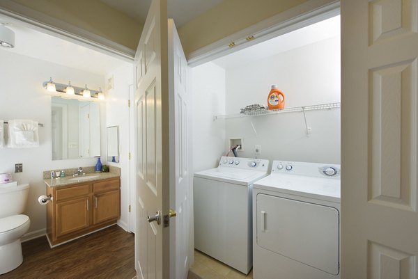 laundry room at The Gardens of Annapolis Apartments