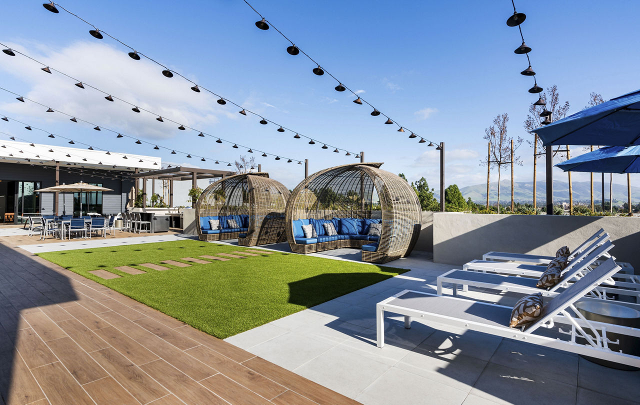 Roof deck at The Tolman Apartments (1 of 2)