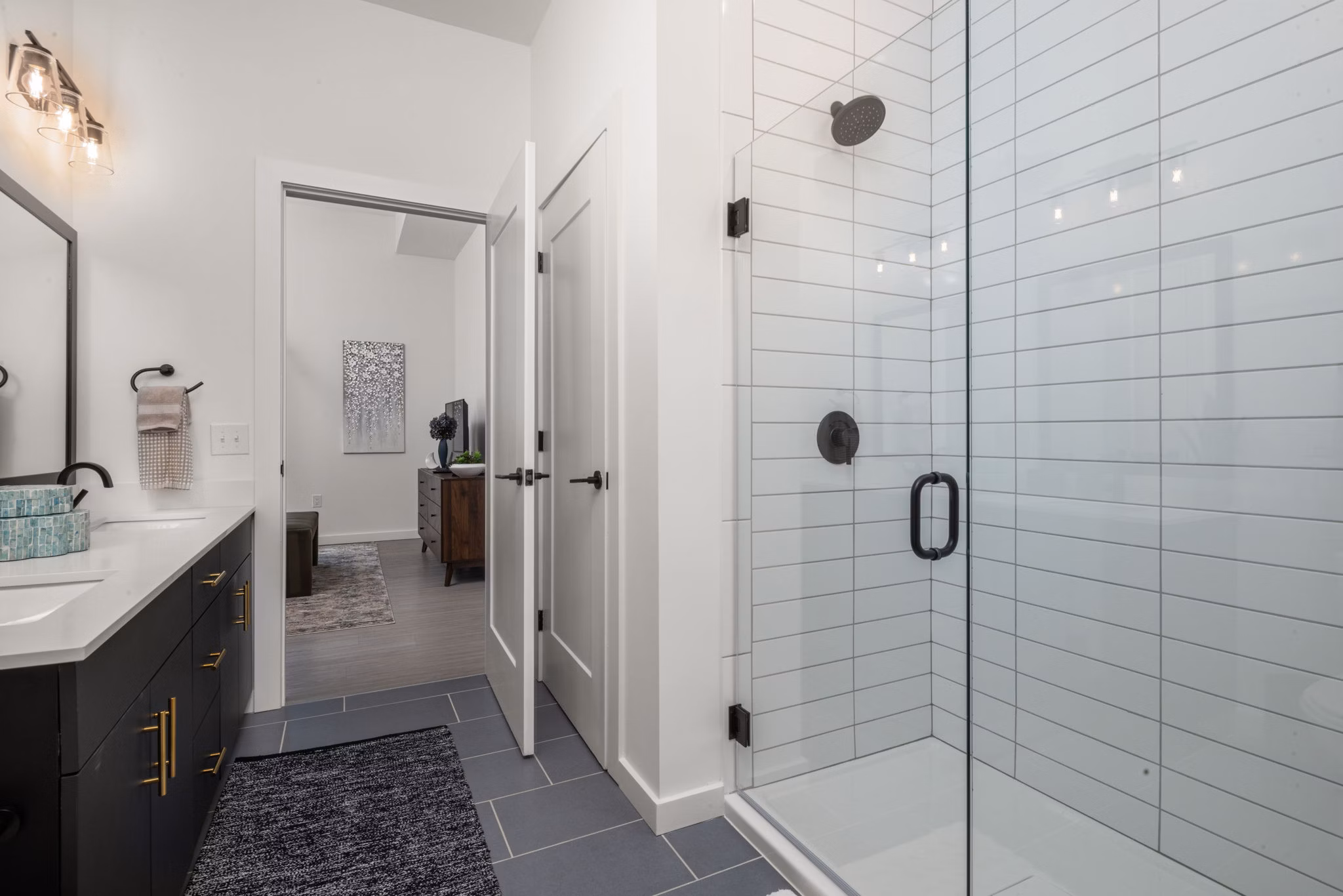 bathroom at Overlook at Radius Dilworth Apartments