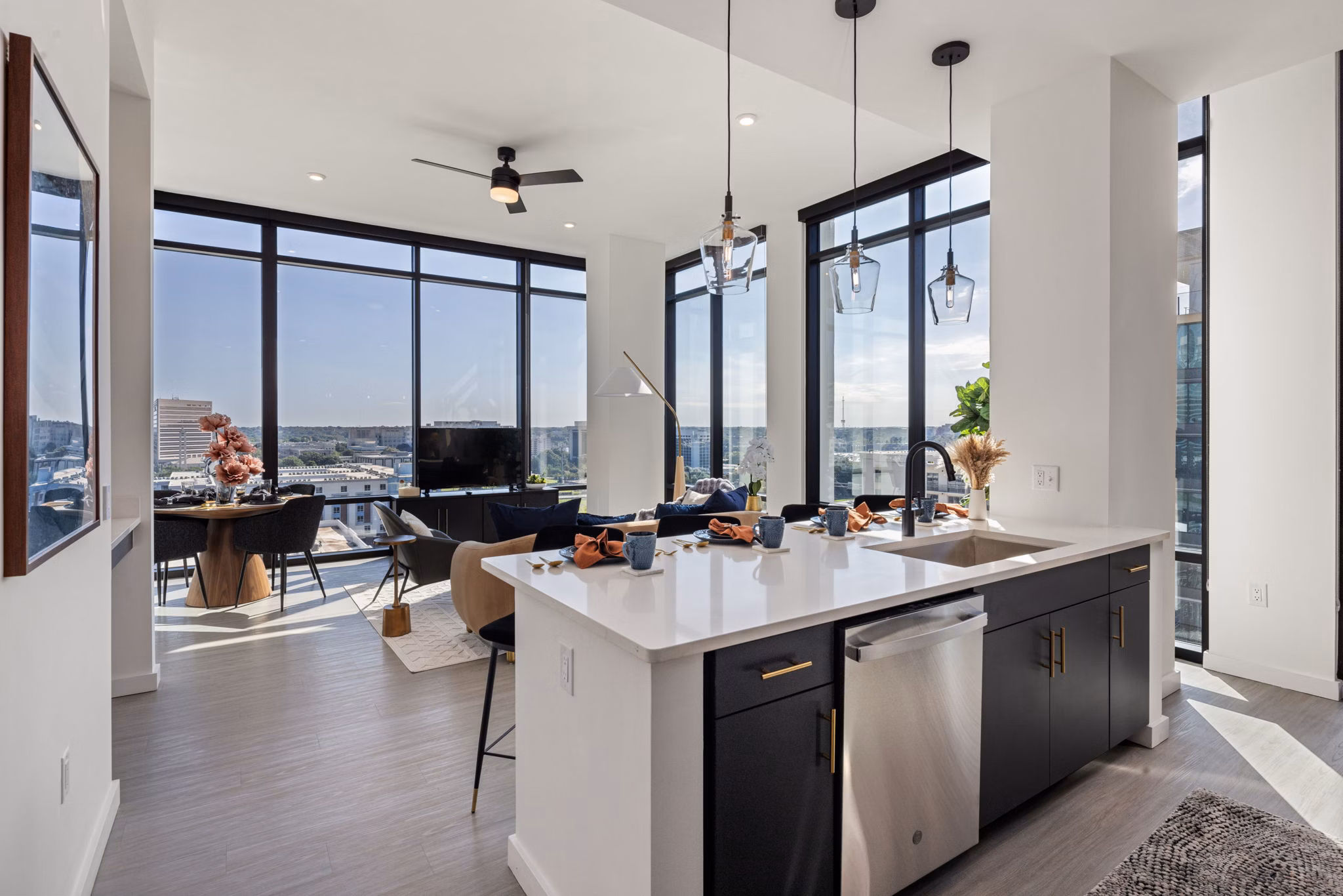 kitchen at Overlook at Radius Dilworth Apartments